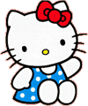 Hello Kitty para colorir